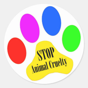 Stop Animal Cruelty Stickers