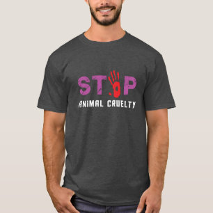 Stop animal cruelty T-shirt