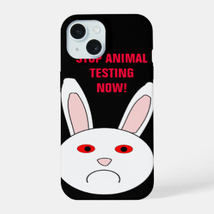 Stop Animal Testing Now iPhone 15 Case
