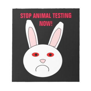 Stop Animal Testing Now Notepad