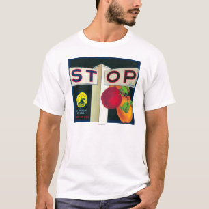 Stop Apple Crate LabelCutler, CA T-Shirt