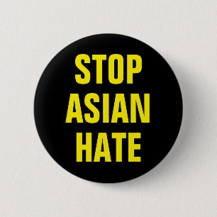 Stop Asian Hate AAPI 6 Cm Round Badge