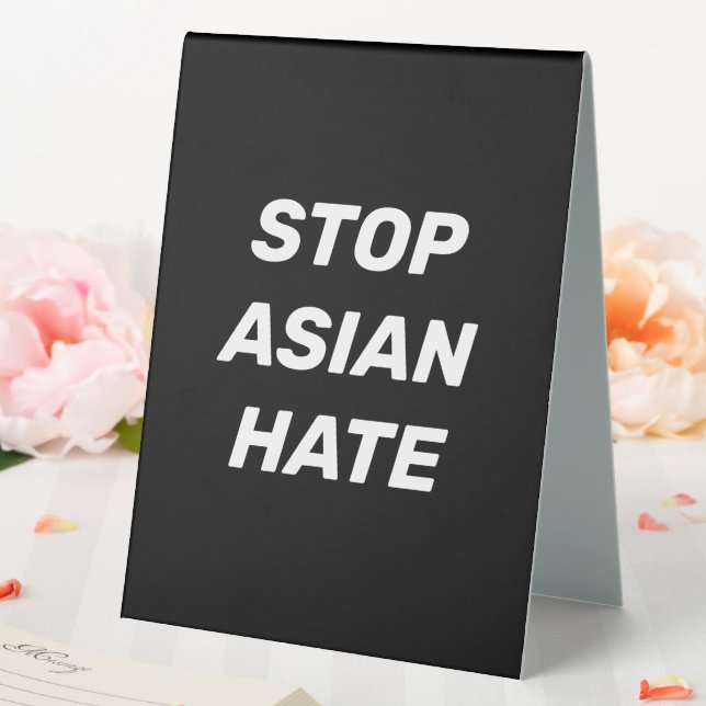 Stop Asian Hate, black white (In SItu (Wedding))