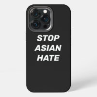 Stop Asian Hate, black white
