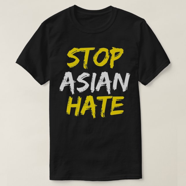 Stop Asian Hate Premium  T-Shirt (Design Front)