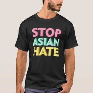 Stop Asian Hate Retro T-Shirt