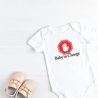 Stop: Baby In Charge Bodysuit