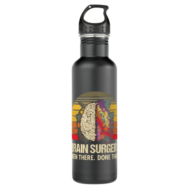 stop brain tumour-U2FrM.png 710 Ml Water Bottle (Front)