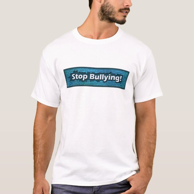 Stop Bullying Blue Brick T-Shirt (Front)