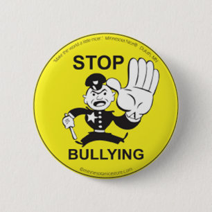 Stop Bullying Gifts 6 Cm Round Badge