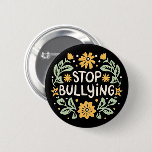 Stop bullying harassment prevention awareness 6 cm round badge
