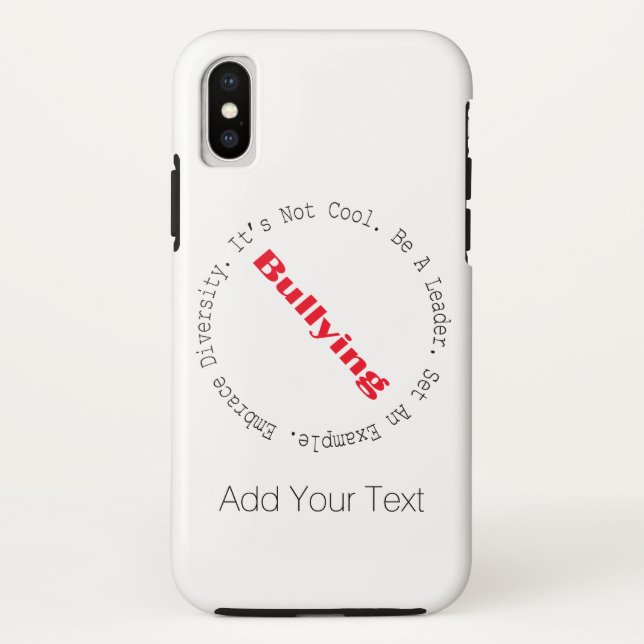Stop Bullying-Logo by Shirley Taylor Case-Mate iPhone Case (Back)