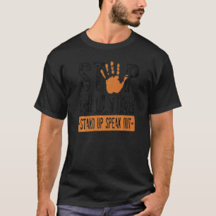 Stop Bullying Orange Stand Up Speak Out Unity Day T-Shirt