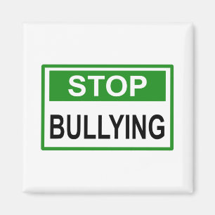 Stop Bullying Sign green Magnet