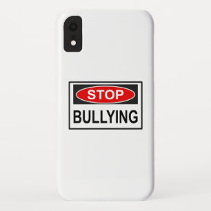 Stop Bullying Sign red iPhone XR Case