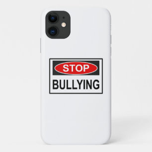 Stop Bullying Sign red iPhone 11 Case