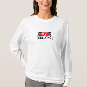 Stop Bullying Sign red T-Shirt