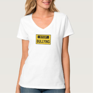 Stop Bullying Sign yellow T-Shirt