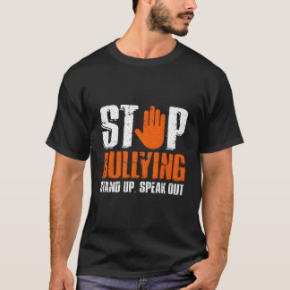 Stop Bullying Stand Up Speak Out Teacher Students  T-Shirt