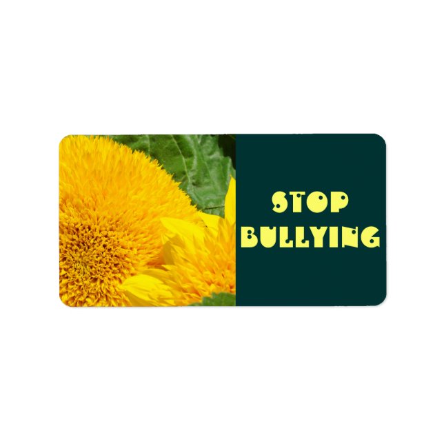 Stop Bullying sticker labels Kindness Goodness (Front)
