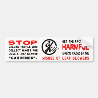 Stop Bumper Sticker