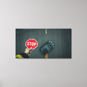 Stop Canvas Print