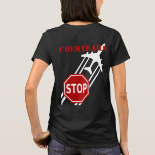 Stop Chemtrails dark tshirt