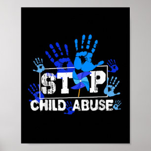 Stop Child Abuse Child Abuse Prevention Awareness Poster