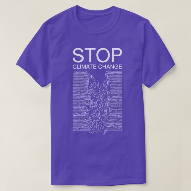 Stop Climate Change by Tobe Fonseca T-Shirt (Design Front)