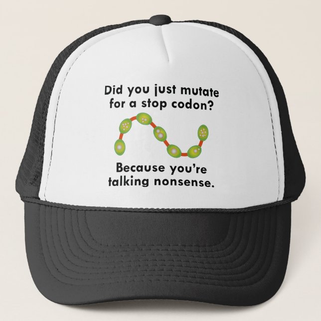 Stop Codon Trucker Hat (Front)