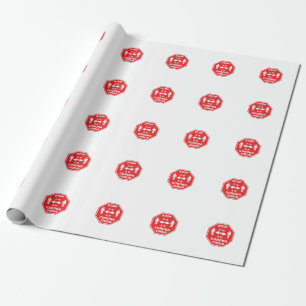 Stop Corona Virus Keep your Distance Wrapping Paper