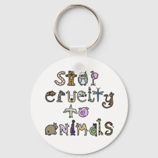Stop Cruelty Key Chain