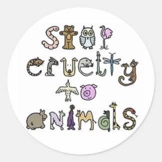 Stop Cruelty Stickers