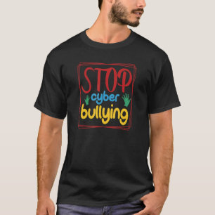 Stop Cyber Bullying Anti Bullying Orange T-Shirt