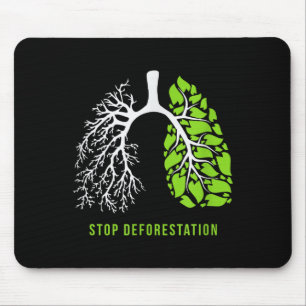 Stop Deforestation - The Lungs Of Nature Mouse Mat