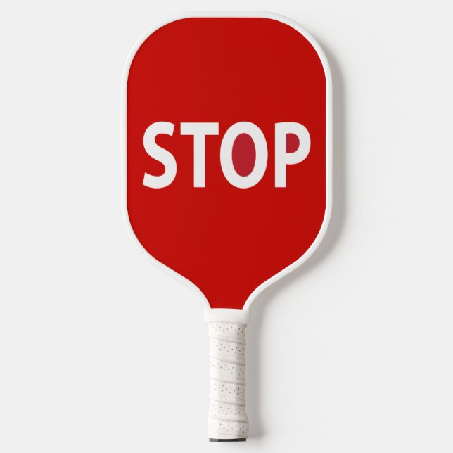 STOP Design Pickleball Paddle (Front)