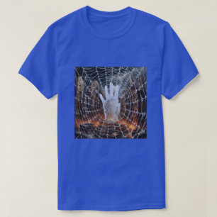 Stop Destruction and War Abstract Spider Web T-Shirt