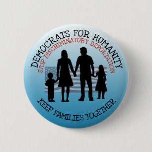 Stop Discriminator Deportation Immigration Button