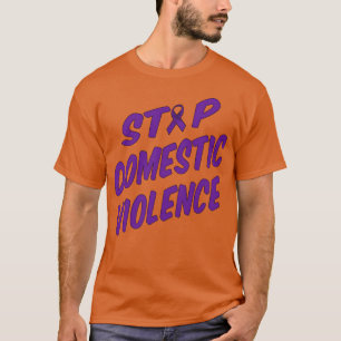 Stop Domestic Violence 70s family T-Shirt