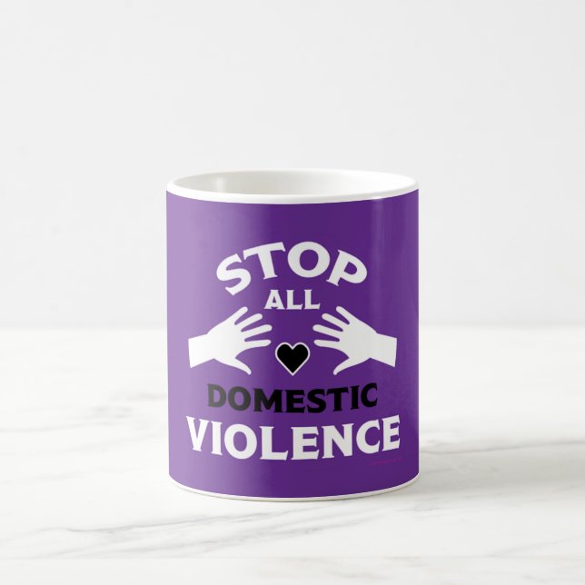 Stop Domestic Violence Coffee Mug (Center)