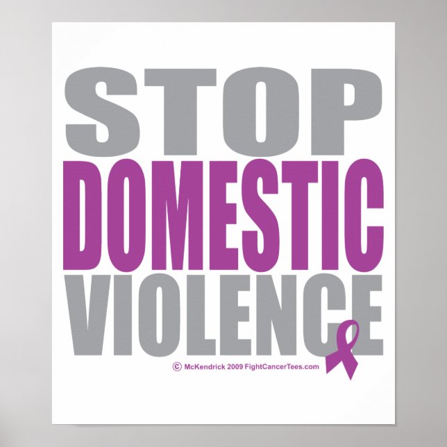 Stop Domestic Violence Poster (Front)