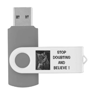 Stop doubting and believe USB stick (Multicolor) USB Flash Drive