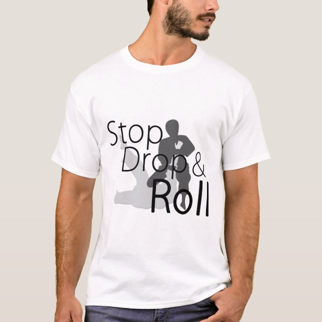 Stop Drop and Roll MMA Tee (Front)