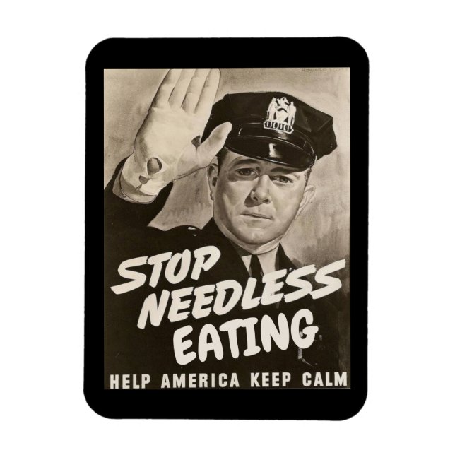 Stop Eating Magnet (Vertical)