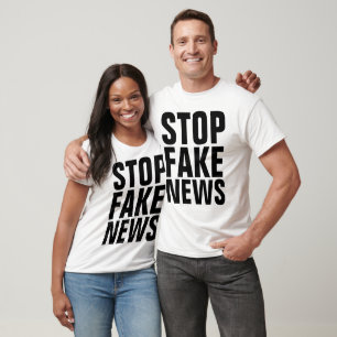 STOP FAKE NEWS, TRUMP T-shirts