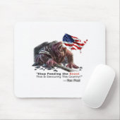 STOP Feeding the Beast Mouse Mat (With Mouse)