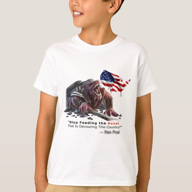 STOP Feeding the Beast T-Shirt (Front)