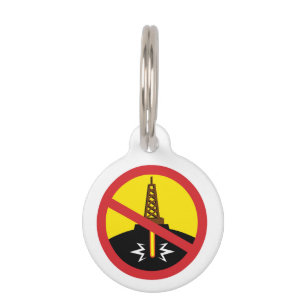 Stop Fracking Pet Tag
