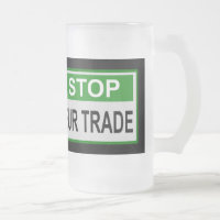 Stop Fur Trade Sign green