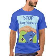 Stop Gang Violence Handshake for Peace